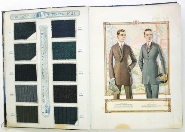 1920s men's fashion suit fabrics