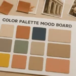 color mood board