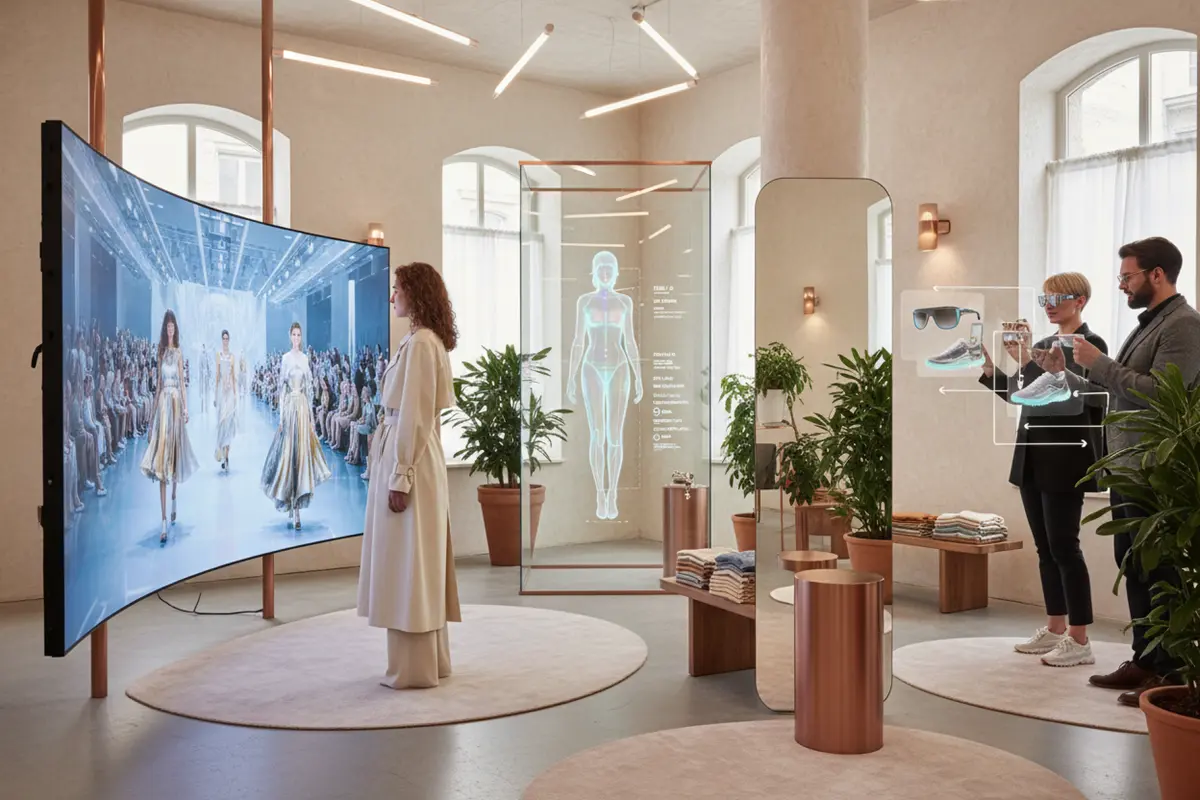 Virtual fashion shows