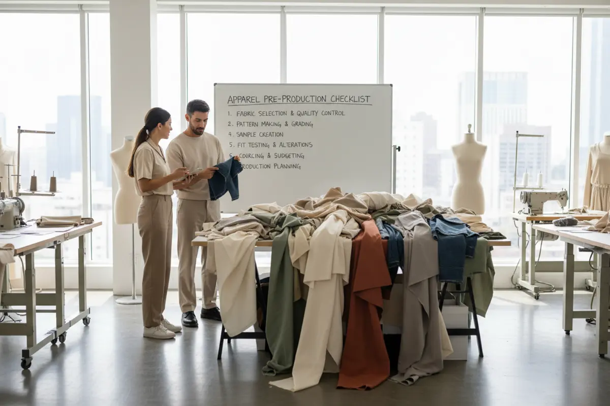 Apparel Pre-Production Checklist