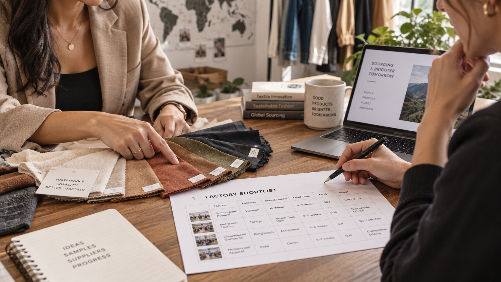 Sourcing agent for apparel brands
